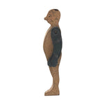 Little Wooden Man with Six Fluttering Arms