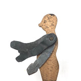 Little Wooden Man with Six Fluttering Arms