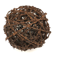 Super Sculptural (and Surreal-esque) Old and Rusty Barbed Wire Ball