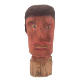 Wide Mouthed, Pink Skinned Bill Ward Folk Art Head Signed