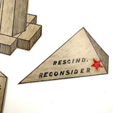 Longans Excellent, Super Scarce c. 1920s Cardboard Forms for Learning Parliamentary Procedure