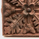 Acorns and Oak Leaves: Scarce and Stunning Large 19th Century American Architectural Terra Cotta Brick