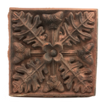 Acorns and Oak Leaves: Scarce and Stunning Large 19th Century American Architectural Terra Cotta Brick