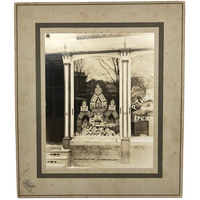 Tower of Soap, Antique Mounted Photo of Epicierie Window Display, Quebec