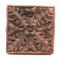 Acorns and Oak Leaves: Scarce and Stunning Large 19th Century American Architectural Terra Cotta Brick