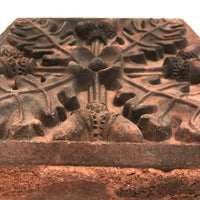 Acorns and Oak Leaves: Scarce and Stunning Large 19th Century American Architectural Terra Cotta Brick