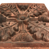 Acorns and Oak Leaves: Scarce and Stunning Large 19th Century American Architectural Terra Cotta Brick