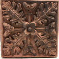 Acorns and Oak Leaves: Scarce and Stunning Large 19th Century American Architectural Terra Cotta Brick