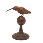 Beautifully Carved Old Ruby Throated Hummingbird