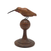 Beautifully Carved Old Ruby Throated Hummingbird