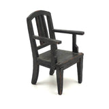 Antique Folk Art Miniature Chair with Great Lines and Nice Repair