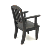 Antique Folk Art Miniature Chair with Great Lines and Nice Repair