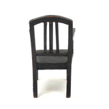 Antique Folk Art Miniature Chair with Great Lines and Nice Repair