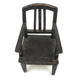 Antique Folk Art Miniature Chair with Great Lines and Nice Repair