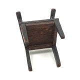 Antique Folk Art Miniature Chair with Great Lines and Nice Repair