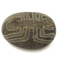 Beautiful Vintage Nazca Lines Incised Stone