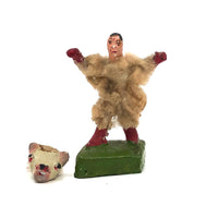 Wonderful Little Figure in Furry Costume with Removable Mask