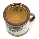 SOLD The Little Jockey, c. 1840s-50s Child's Mug with Copper Lustre