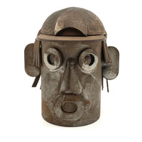 Bits  and Bobs Metal Folk Art Head