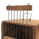 Sweet Old Handmade Cricket or Canary Carrying Cage