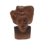 Figurehead-like Carved Bust, Woman with Wild Hair