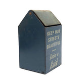 SOLD Keep Our Streets Beautiful, 1950s Buick Advertising Mini Tin Trash Can Give Away