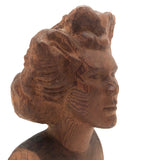 Figurehead-like Carved Bust, Woman with Wild Hair