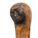 Wonderful Old Walking Stick With Carved Face and Great Patina, Presumed African American