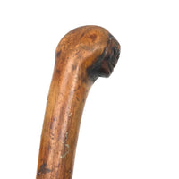 Wonderful Old Walking Stick With Carved Face and Great Patina, Presumed African American