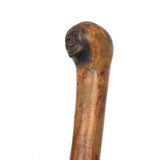 Wonderful Old Walking Stick With Carved Face and Great Patina, Presumed African American