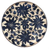 Gorgeous Pair of Handpainted Blue and White Oaxacan Plates