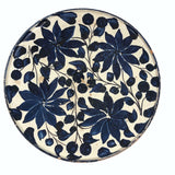 Gorgeous Pair of Handpainted Blue and White Oaxacan Plates