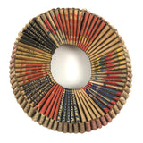 c. 1940s Folk Art Matchbook Wreath