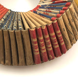 c. 1940s Folk Art Matchbook Wreath