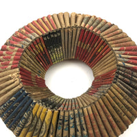 c. 1940s Folk Art Matchbook Wreath