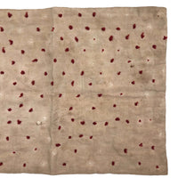 Beautiful As Found, Antique Doll Quilt with Red Yarn Ties