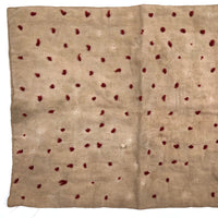 Beautiful As Found, Antique Doll Quilt with Red Yarn Ties