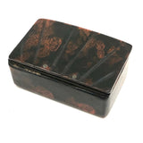 Painterly Pair of c. Early 19th Century Hinged, Lacquered Snuff Boxes