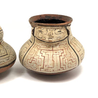 Pair of Mid 20th C. Peruvian Shipibo Vessels