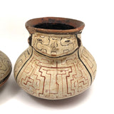 Pair of Mid 20th C. Peruvian Shipibo Vessels