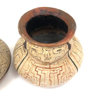 Pair of Mid 20th C. Peruvian Shipibo Vessels