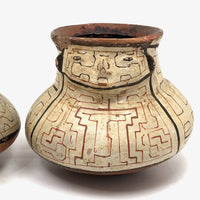 Pair of Mid 20th C. Peruvian Shipibo Vessels