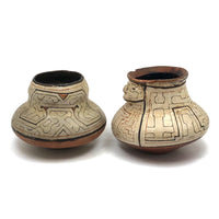 Pair of Mid 20th C. Peruvian Shipibo Vessels