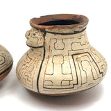 Pair of Mid 20th C. Peruvian Shipibo Vessels