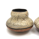 Pair of Mid 20th C. Peruvian Shipibo Vessels