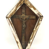 SOLD Very Holy! 19th C.Crucifix in Marvelous Gilded Shadow Box