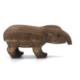 Homely Sweet Pair of Worn Wooden Animals