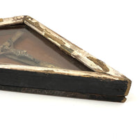 SOLD Very Holy! 19th C.Crucifix in Marvelous Gilded Shadow Box