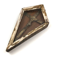 SOLD Very Holy! 19th C.Crucifix in Marvelous Gilded Shadow Box