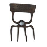 Beautiful Antique Iron Rake-Hoe Head